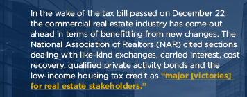 major [victories] for real estate stakeholders