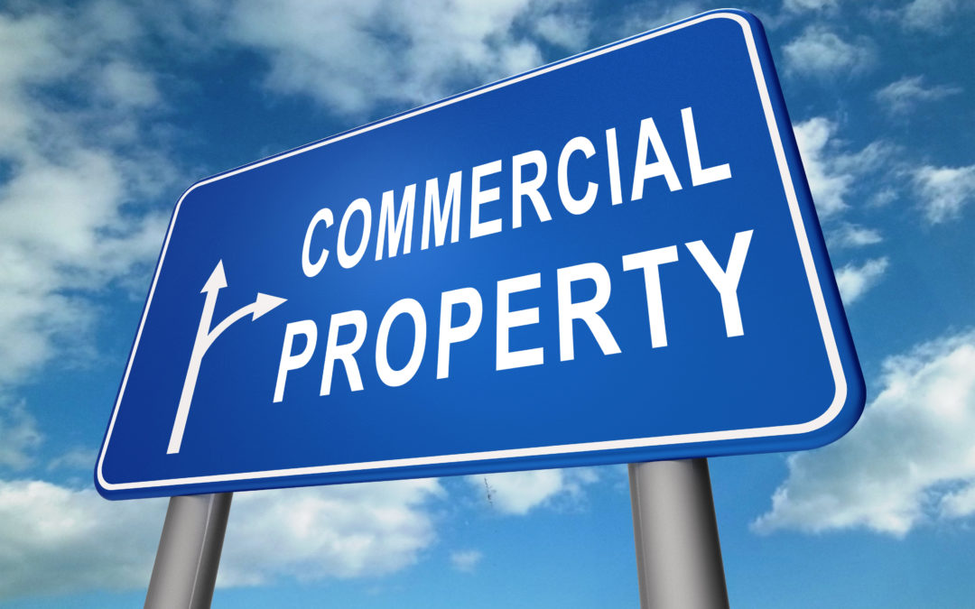 Commercial Real Estate Sign Represents Property Leasing Or Realestate Investment. Includes Offices And Land Leasing
